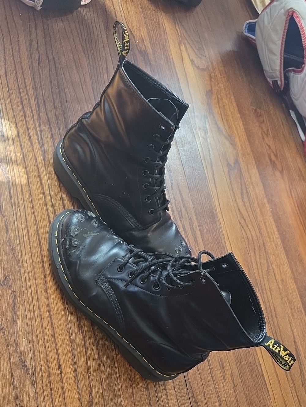 Dr. Martens 1460 Classic Black Leather Lace-Up Boots